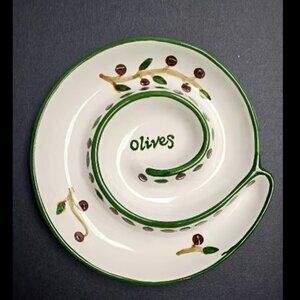 Vintage Giftco Olive Dish